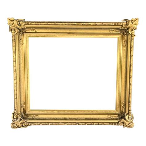 19th Century Victorian Era Wooden Frame With Gold Finish In 2021