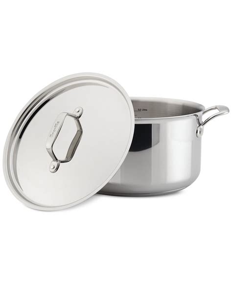Breville Thermal Pro Clad Stainless Steel 8 Qt Stockpot And Lid Macys