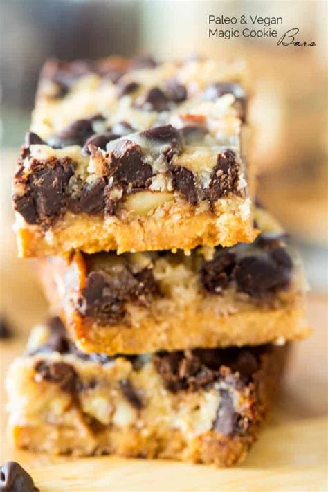 These easy vegan magic cookie bars are twice as enchanted, made without sweetened if you are not familiar with magic cookie bars, allow me to play google for a moment and get you up to speed. Paleo Magic Cookie Bars {Vegan} | Food Faith Fitness
