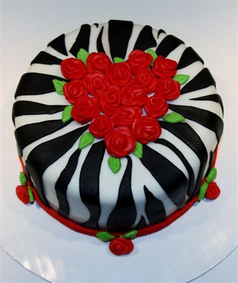 wild zebra valentine cake - wow! | Valentines day cakes ...