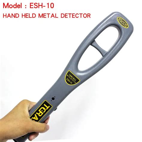 Terascan Portable Hand Held Metal Detector Security Alarm Vibrate