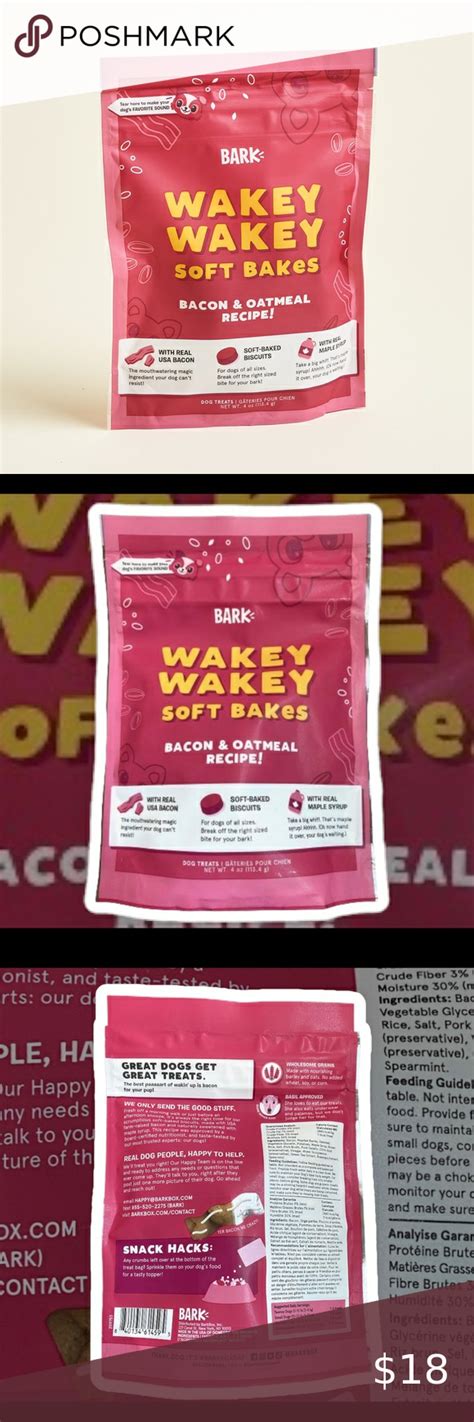 ⚡️bark Box Wakey Wakey Soft Bakes Bacon And Oatmeal Recipe 623⚡️ In