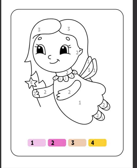 30 Color By Number Coloring Pages Etsy