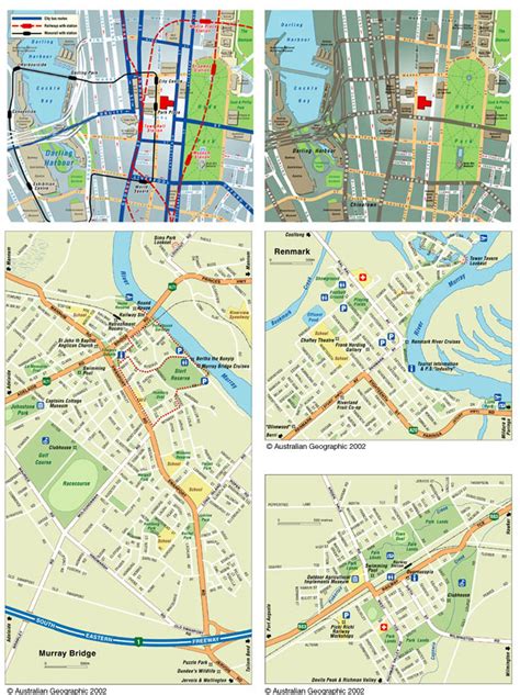 Map Illustrations Street Maps