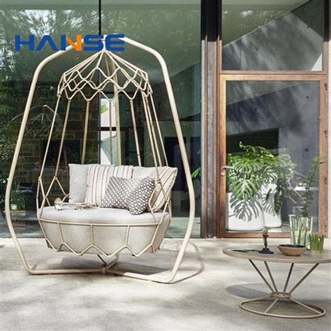 Rattan Weave Hanging Garden Swing Seat Outdoor Swings Egg Bubble
