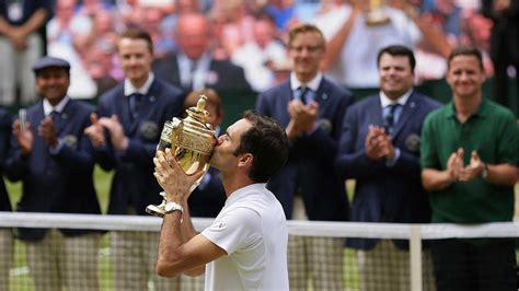 Federer Defeats Cilic For Record Breaking 8th Wimbledon Title