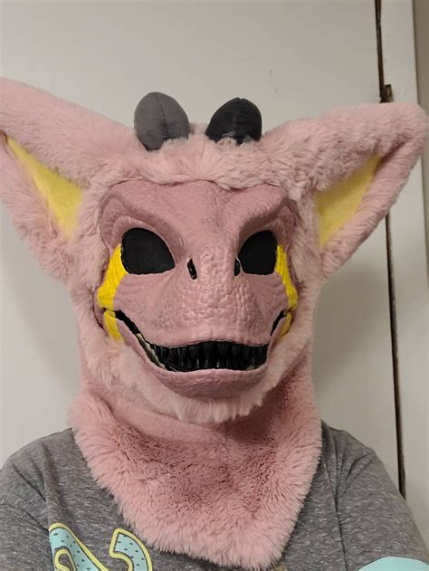 Dino Mask Fursuit Head Commissions Read The Etsy
