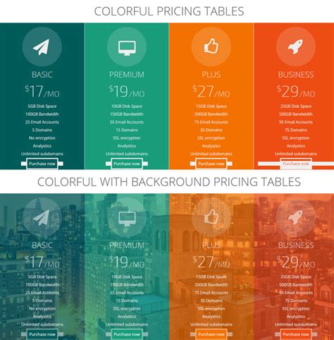 Find content updated daily for email template 35+ Best HTML CSS3 Responsive Pricing Table Templates ...