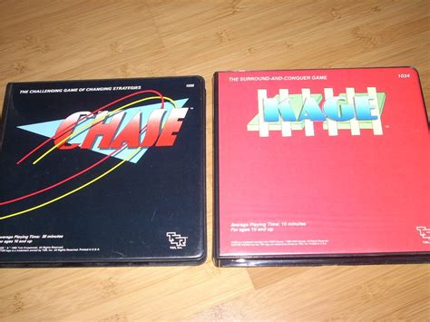 Rare Set Of Vintage Tsr Games Includes Chase The Challenging Game Of