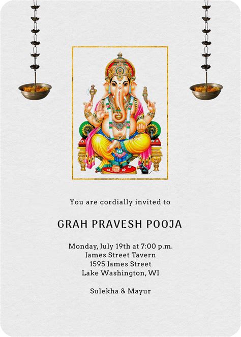 Ganpati Invitation Card Artofit