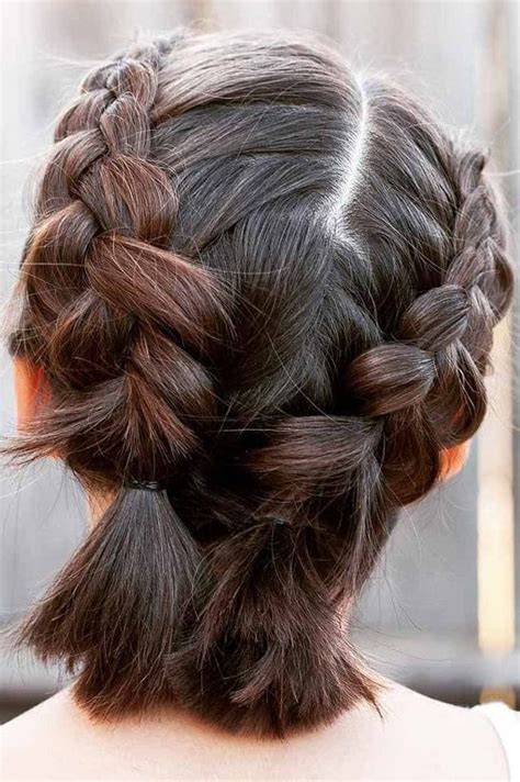 37 Double Dutch Braids For Short Hair That Will Brighten Up Your Look In 2021 Short Hair Models