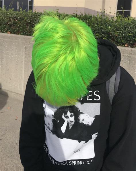 1142 Am Jettelag Ig Idfcemely Green Hair Colors Neon Green