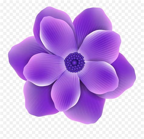 Blue Violet Flower Emoji Merle Tanaka