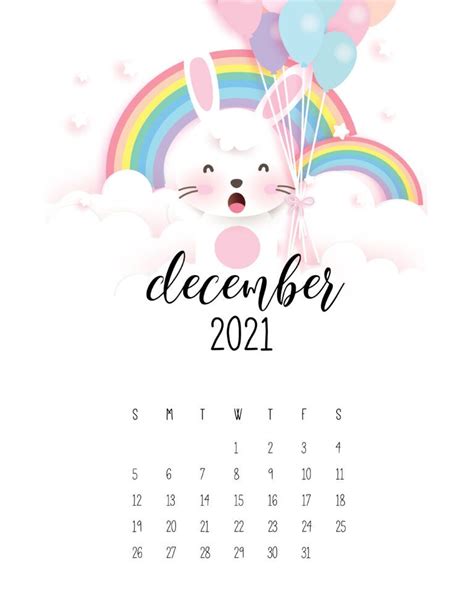 Printable December Calendar Diy Calendar Print Calendar 2021