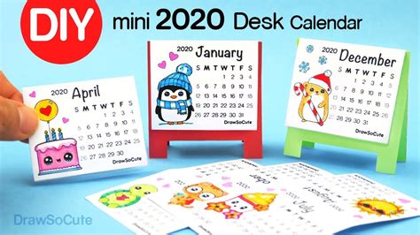 Diy Desk Calendar Creative Calendar Calendar Craft School Calendar