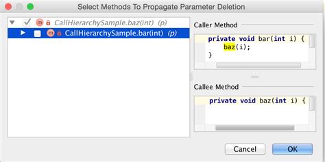 New Refactorings Around The Call Hierarchy In Intellij Idea 141 The