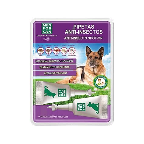Menforsan Pipeta Anti Insectos Para Perros 2 Unidades