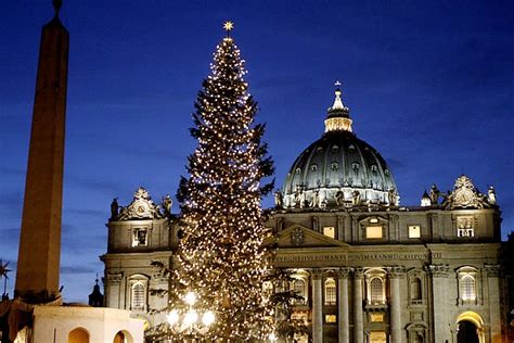 Vatican City Christmas Tree Stranded Passengers