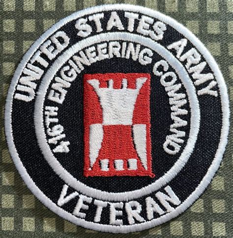 Us Army 416th Engineer Command Veteran Patch 3 Decal Patch Co