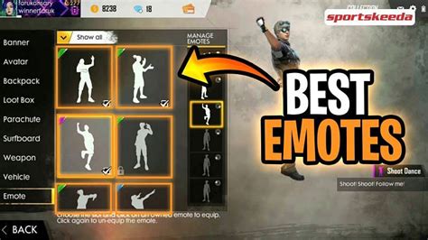 5 Best Free Fire Emotes In 2021