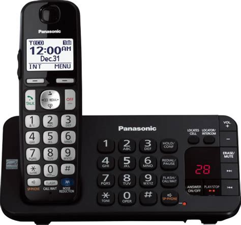 Panasonic Pa Kx Tge 240b Cordless Landline Phone With Answering Machine