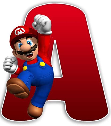 Alfabeto Decorativo Mario Bross Png Festa De Super Mario Festa De