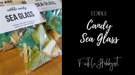 How To Make Hard Candy Edible Candy Sea Glass Youtube