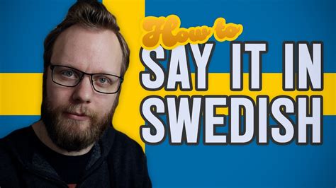 Swedish Pronunciation Rules Youtube