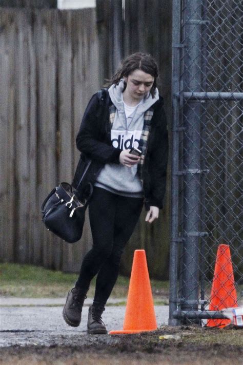 Maisie Williams On The Set Of The Devil And The Deep Blue Sea In New