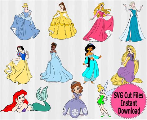 Disney Princess Svg Files Free 211 Svg Cut File