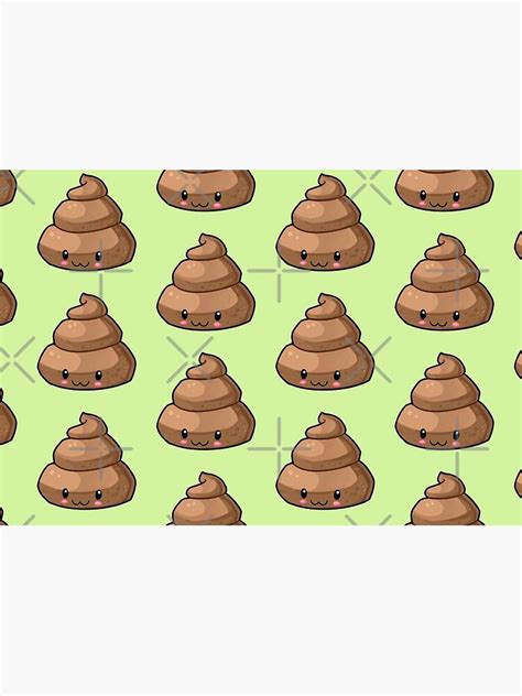 Kawaii Poop Emoji Cute Smiling Poo Emoji Hardcover Journal For Sale