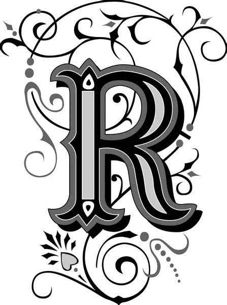 Fancy Letter R Design