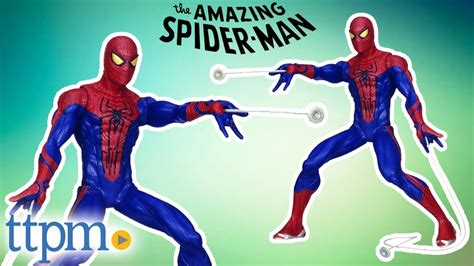 The Amazing Spider Man Motorized Web Shooting Spider Man From Hasbro