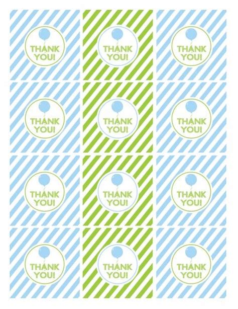 Make these three free printable thank you cards with your kids for a totally unique thank you gift. FREE Blue and Green (Boy) Birthday Printables from Green Apple Paperie | Party printables ...
