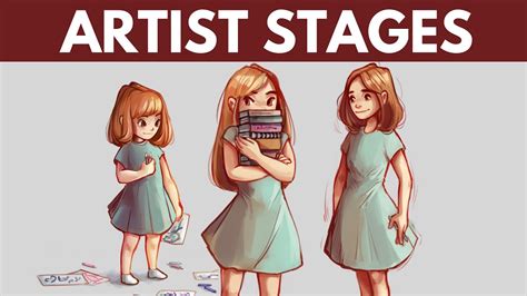 Stages Of Being An Artist My Art Journey So Far Youtube
