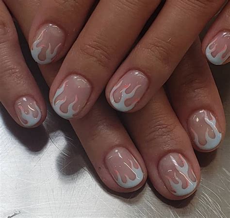 31 Nail Art Ideas Perfect For Short Nails Nail Manicure Simple Acrylic Nails Short Acrylic