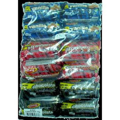 Jamaican Assorted Butterkist Biscuits Pack Of 12 Strawberry Etsy