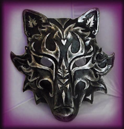 Wolf Mask Black Version By Namingway On Deviantart