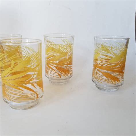 Libbey Frosted Glasses Tumblers Antique Cars Frosted With Holder