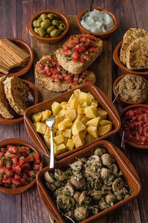 Turn heat to low, cover and cook until eggs are set, about 12 minutes. Vegan Spanish Tapas (With images) | Tapas dinner, Tapas ...