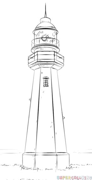 Why are lighthouse coloring pages good for adults? How to draw a lighthouse | Step by step Drawing tutorials