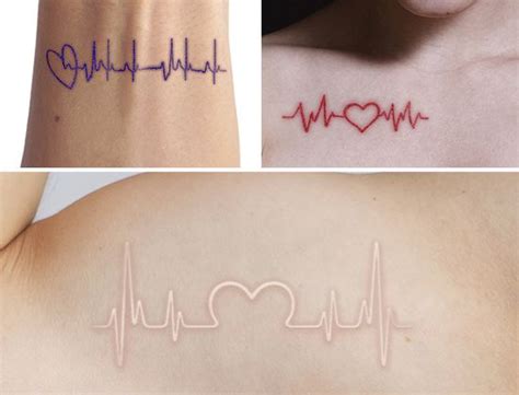 8 heartbeat tattoo designs that are worth trying heartbeat tattoo heartbeat tattoo design