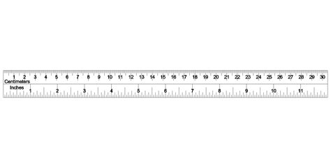 12 Inch Ruler Pngfile