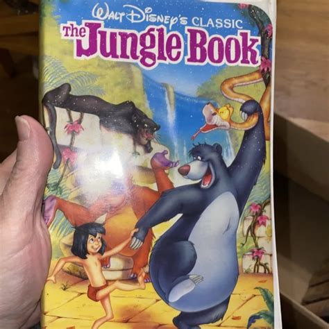 Walt Disney S Classic The Jungle Book Black Diamond Edition Vhs Picclick