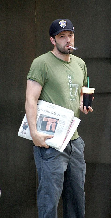 A Miserable Gallery Of Ben Affleck Smoking Through The Pain Of