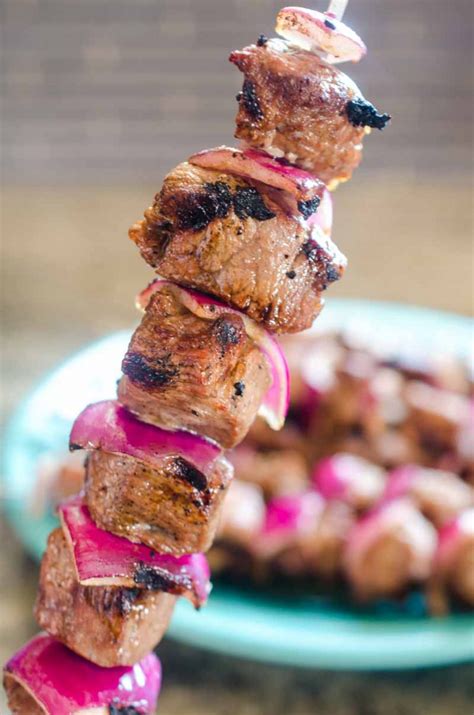 Balsamic Beef Skewers Recipe Lifes Ambrosia