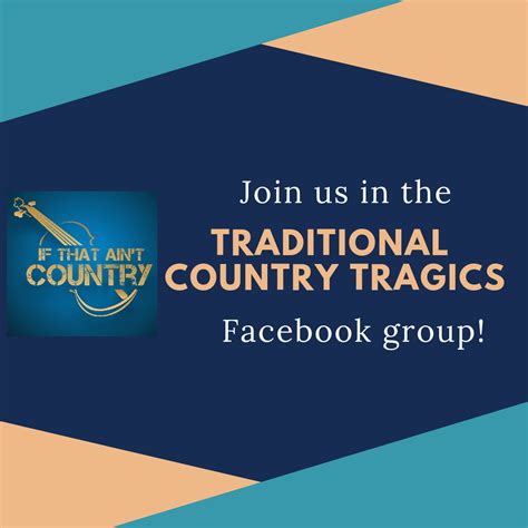 Traditional Country Tragics Itac Discussion Group