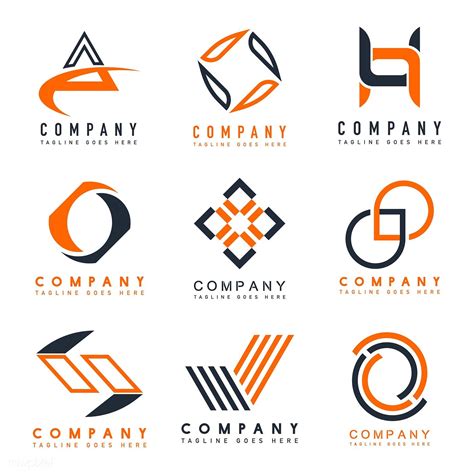 Download Premium Vector Of Set Of Company Logo Design Ideas Vector By