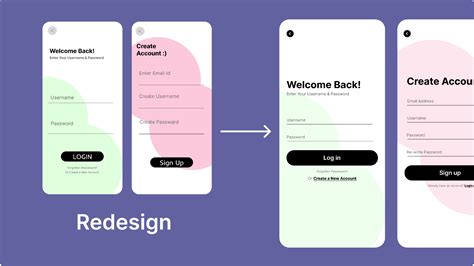 Modern Ui Design Of Login Screens Mobile Application In Figma Figma