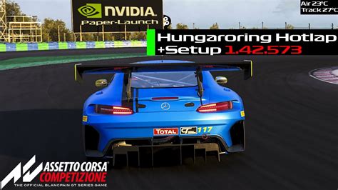 Assetto Corsa Competizione AMG GT3 Evo 2020 Hungaroring Hotlap 1 42